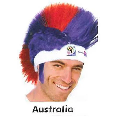 Official FIFA Soccer Mohawk Wig