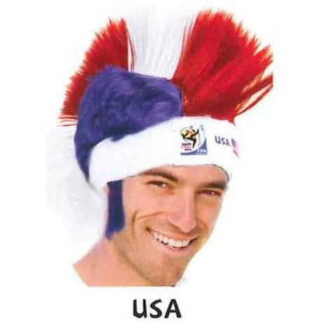 Official FIFA Soccer Mohawk Wig