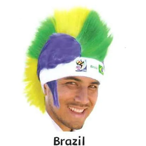Official FIFA Soccer Mohawk Wig