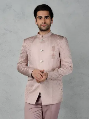 Onion Pink Jodhpuri Suit | JadeBlue