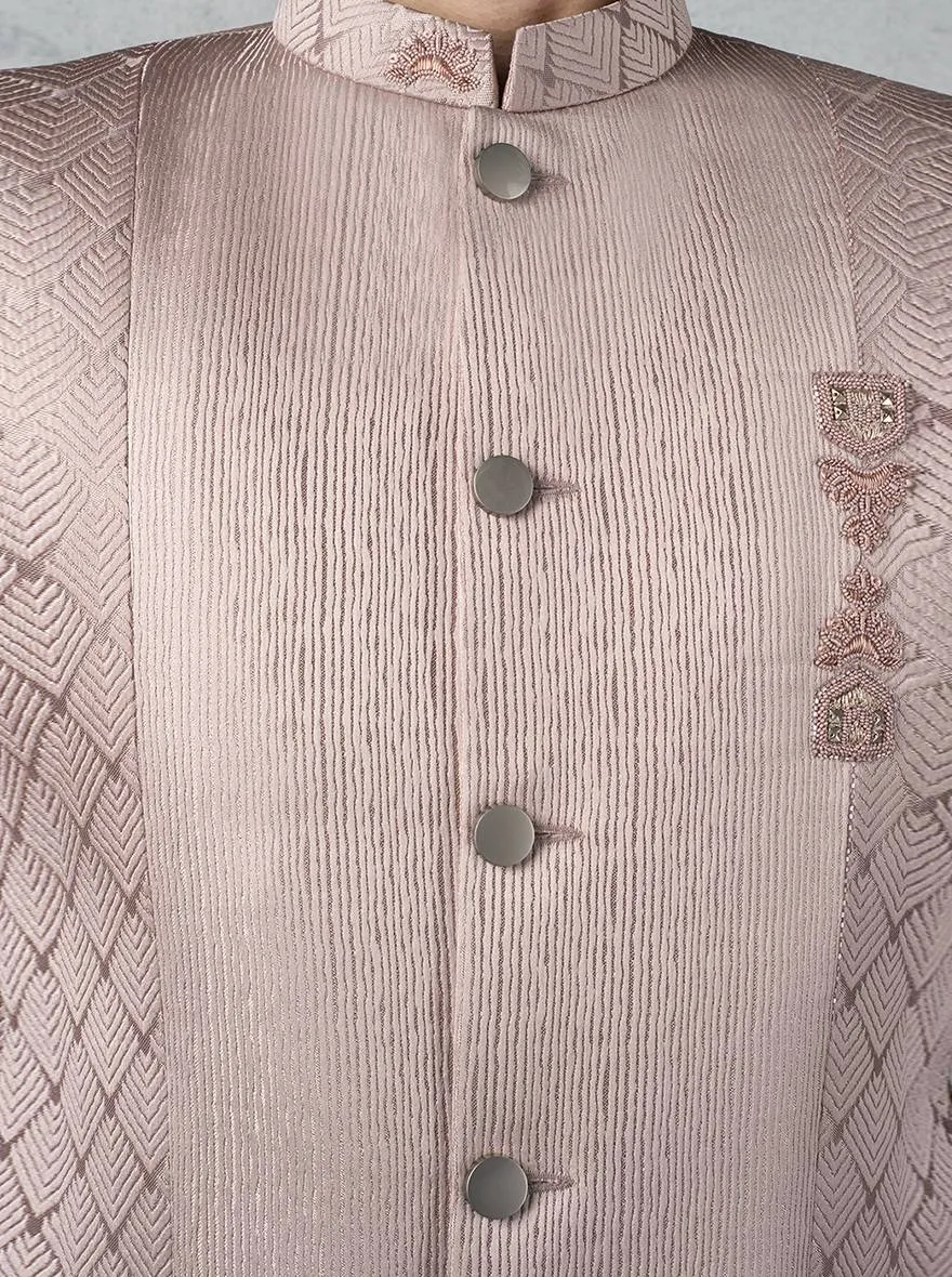 Onion Pink Jodhpuri Suit | JadeBlue