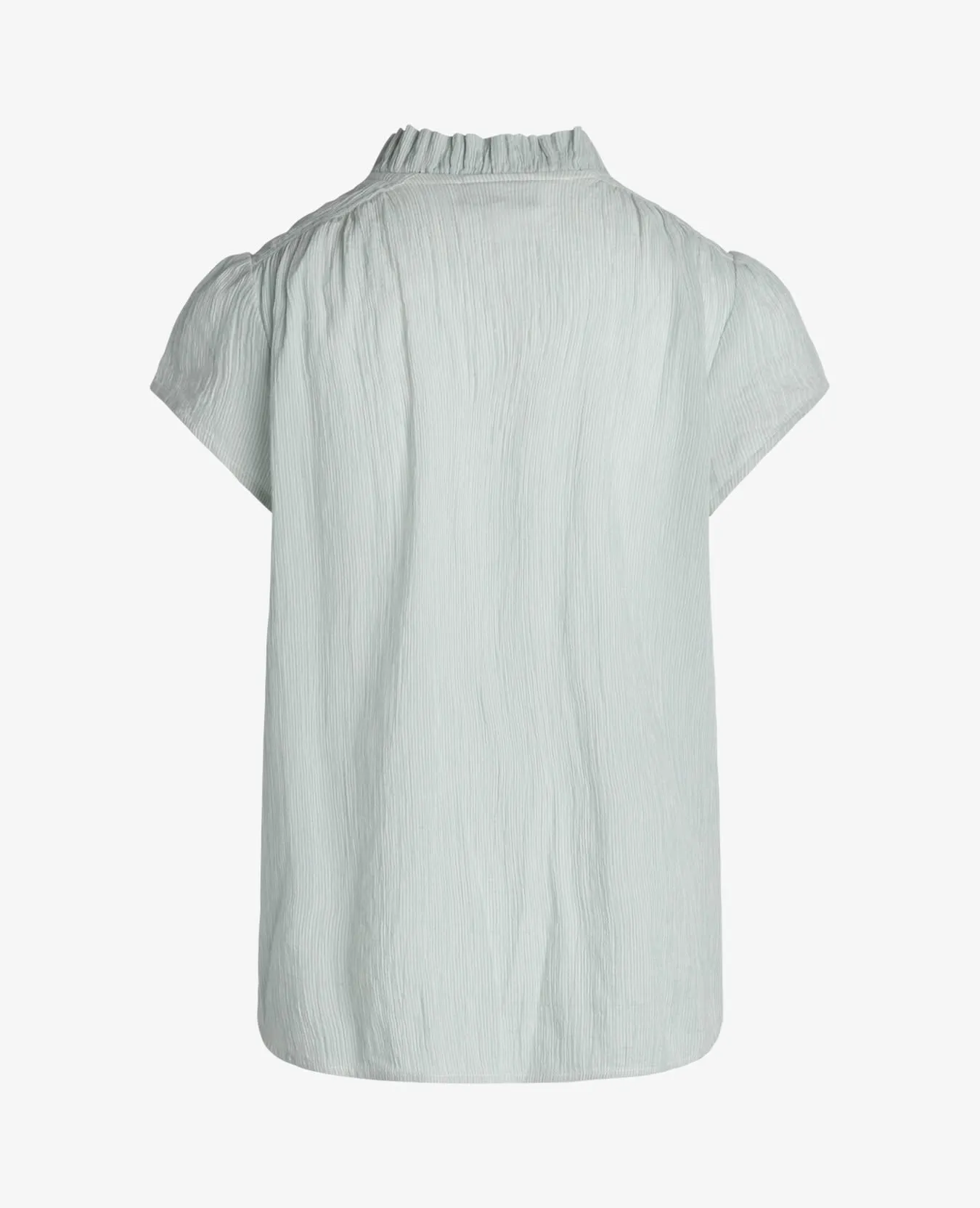 ORGANIC COTTON CREASED SHEER SHIRT