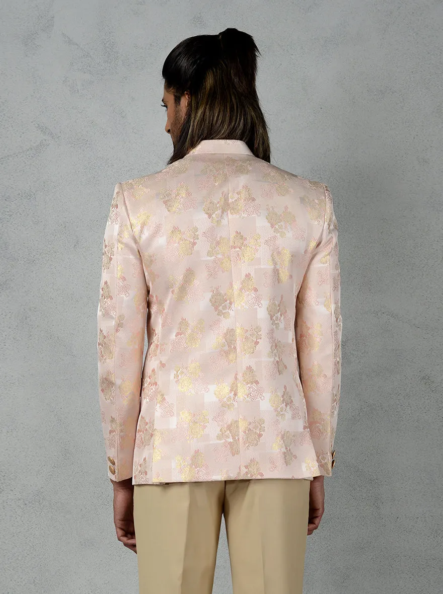 Peach Jodhpuri Suit | JadeBlue