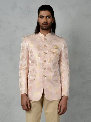 Peach Jodhpuri Suit | JadeBlue