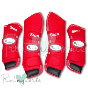 Personalised Full Length Travel Boots - Bold Design