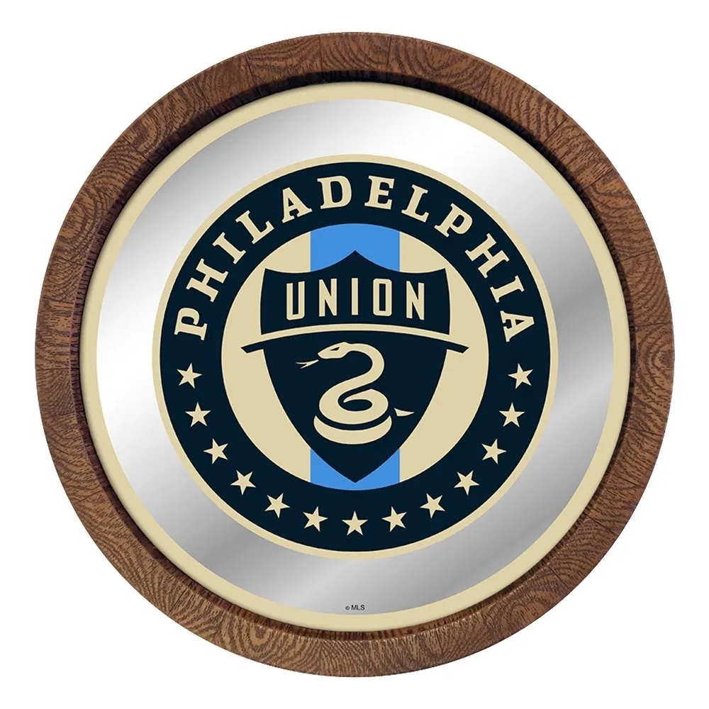 Philadelphia Union: Barrel Top Framed Mirror Mirrored Wall Sign