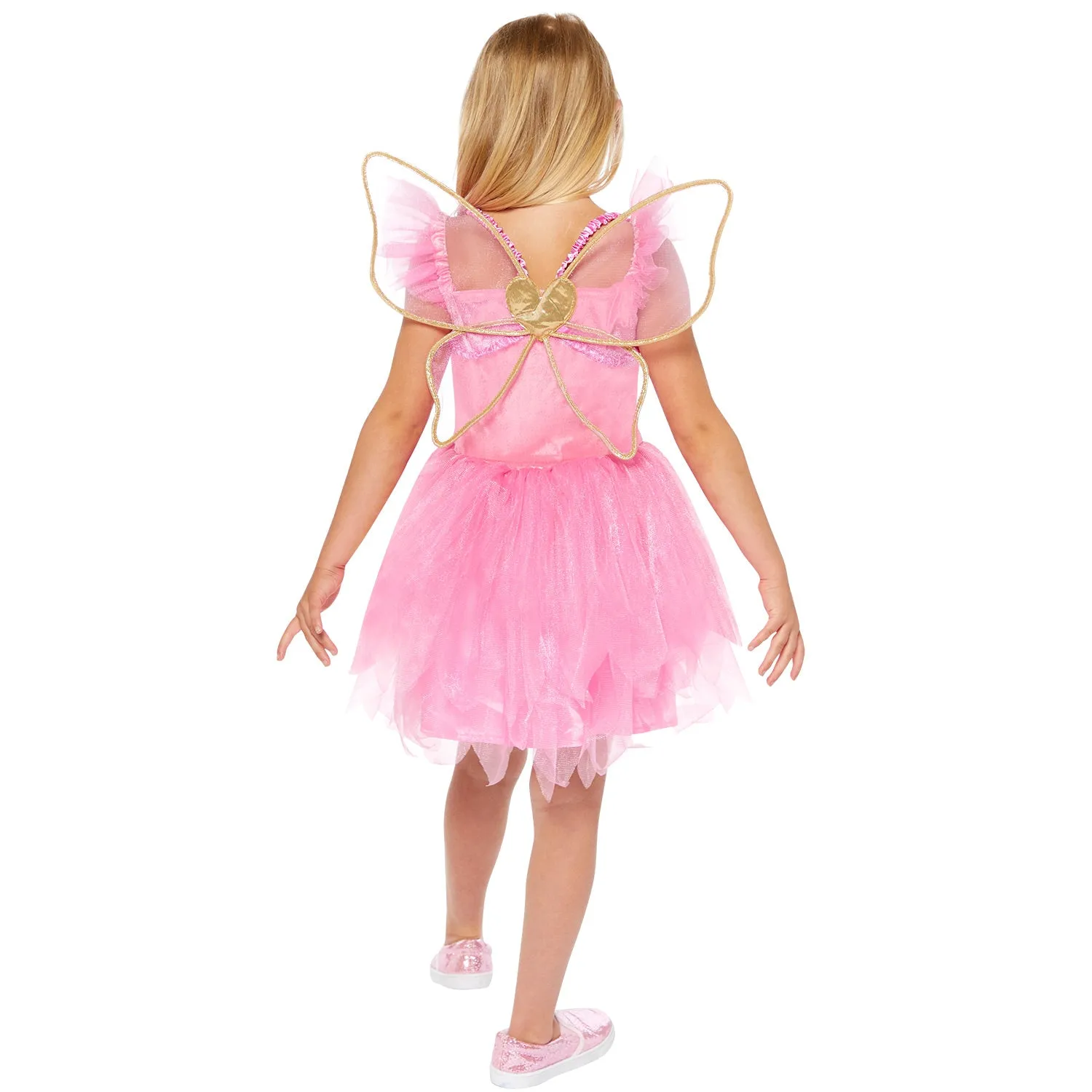 Pink Fairy Girls Dress Costume