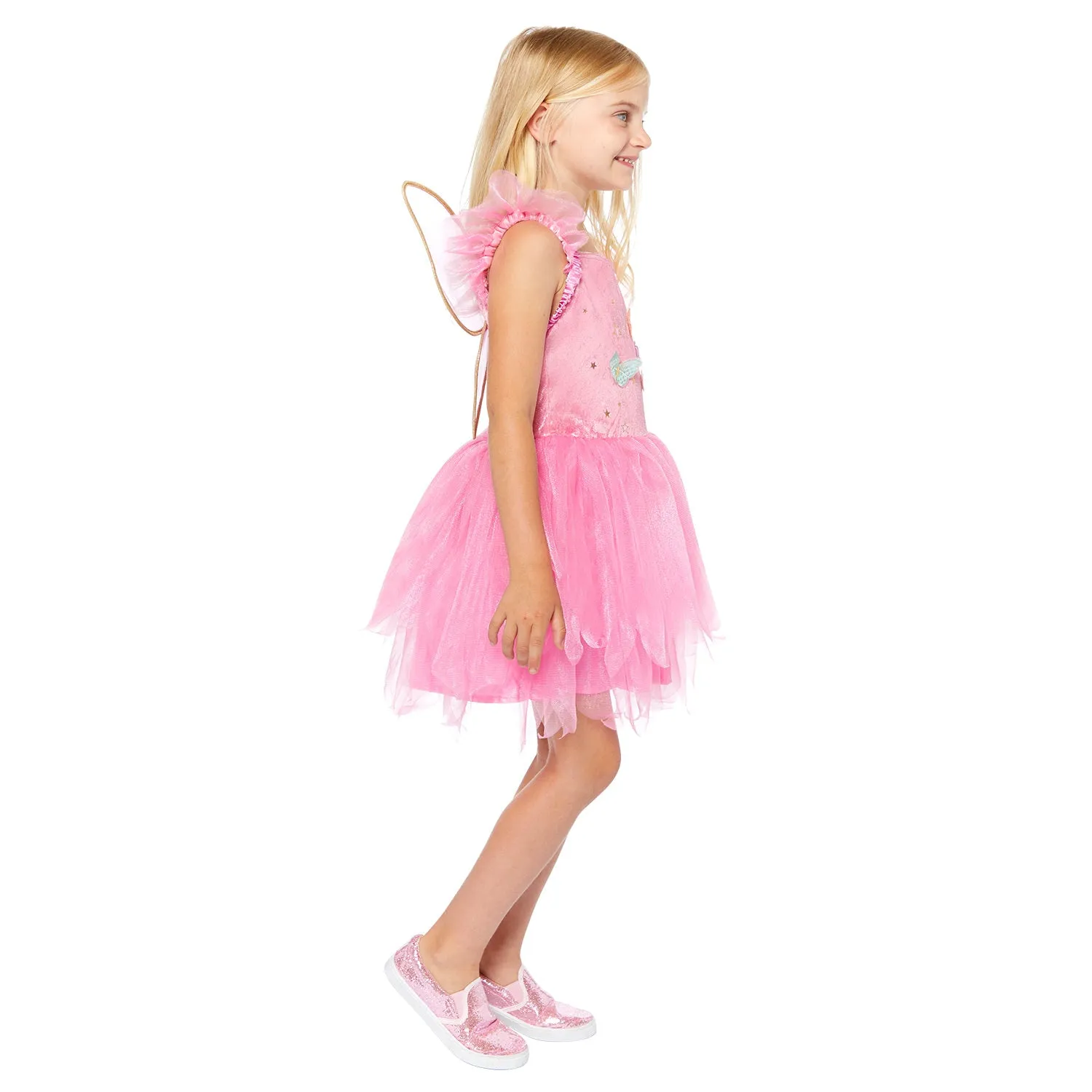 Pink Fairy Girls Dress Costume