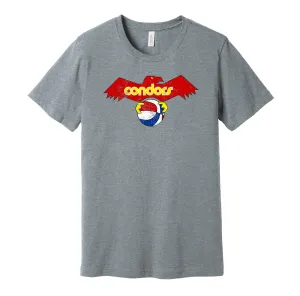 Pittsburgh Condors Distressed Logo Shirt - Defunct Basketball Team - Celebrate Pennsylvania Heritage and History - Hyper Than Hype