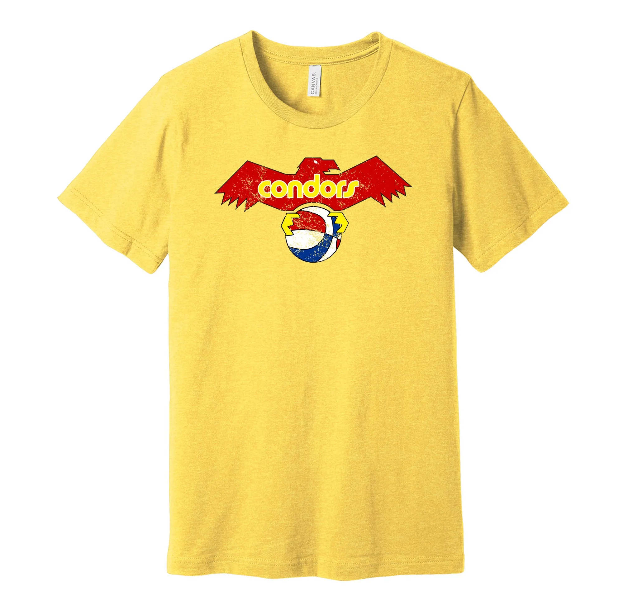Pittsburgh Condors Distressed Logo Shirt - Defunct Basketball Team - Celebrate Pennsylvania Heritage and History - Hyper Than Hype