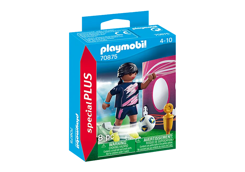 Playmobil 70875 Soccer Player with Goal