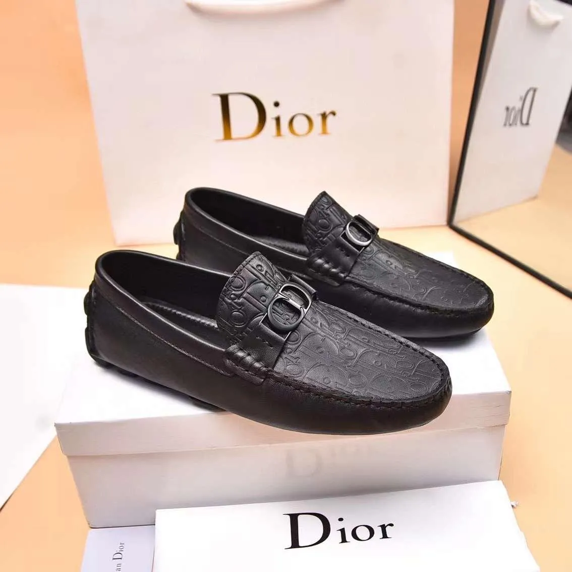 Premium  Initial Brand Icon  Loafers