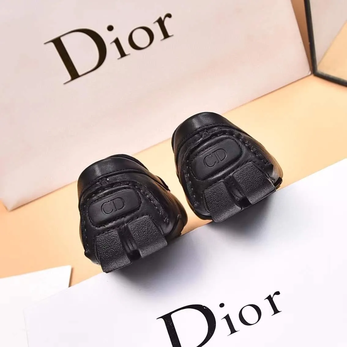 Premium  Initial Brand Icon  Loafers
