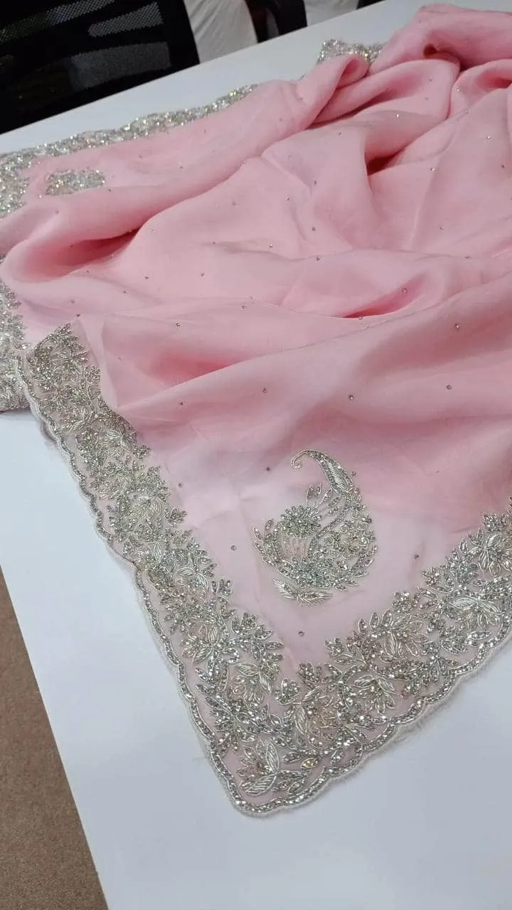 Pure organza Saree