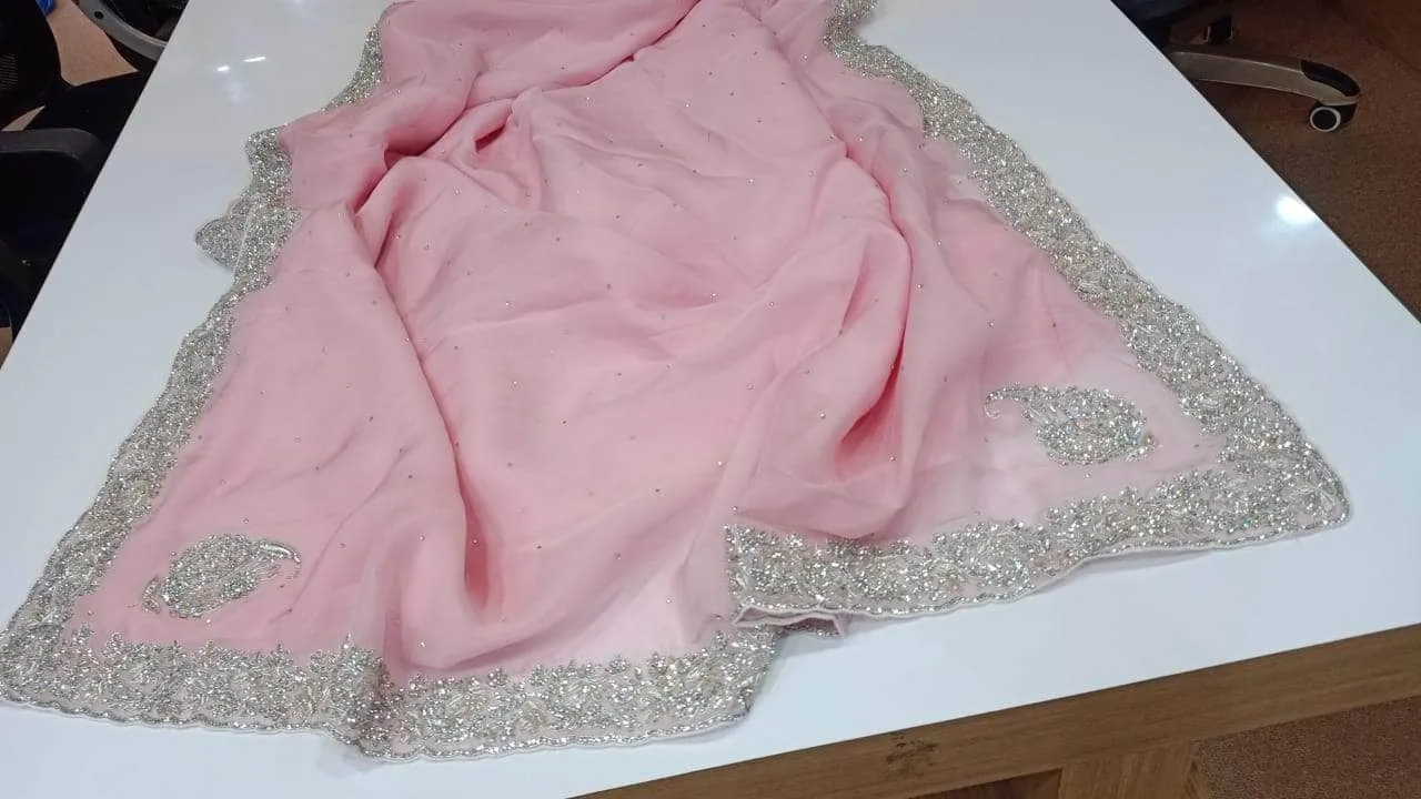 Pure organza Saree