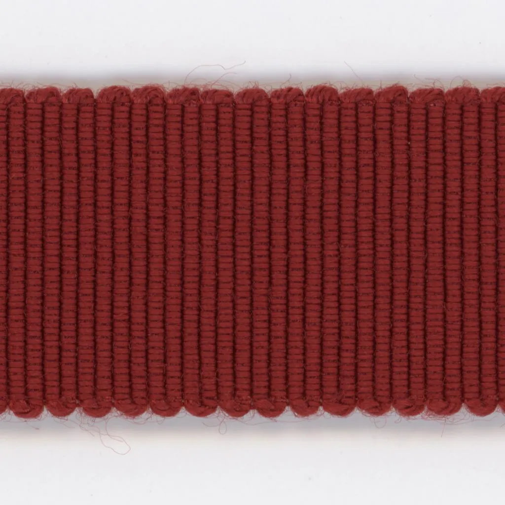 Rayon Grosgrain Ribbon #123 Scarlet