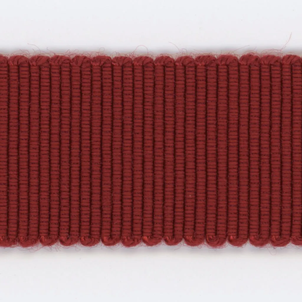 Rayon Grosgrain Ribbon #14 Deep Red