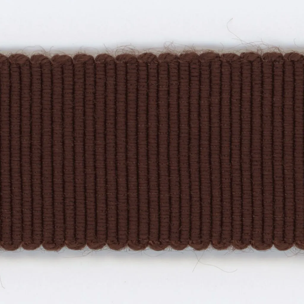 Rayon Grosgrain Ribbon #18 Chocolate