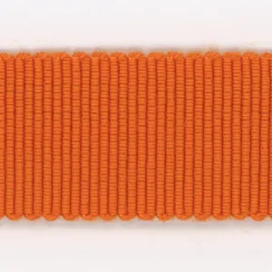 Rayon Grosgrain Ribbon #186 Mandarin Orange