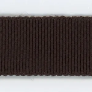 Rayon Grosgrain Ribbon #19 Dark Brown