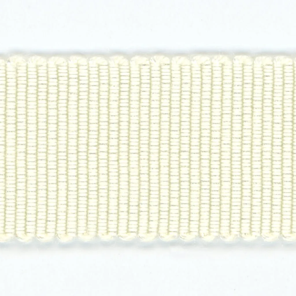 Rayon Grosgrain Ribbon #2 Light Cream