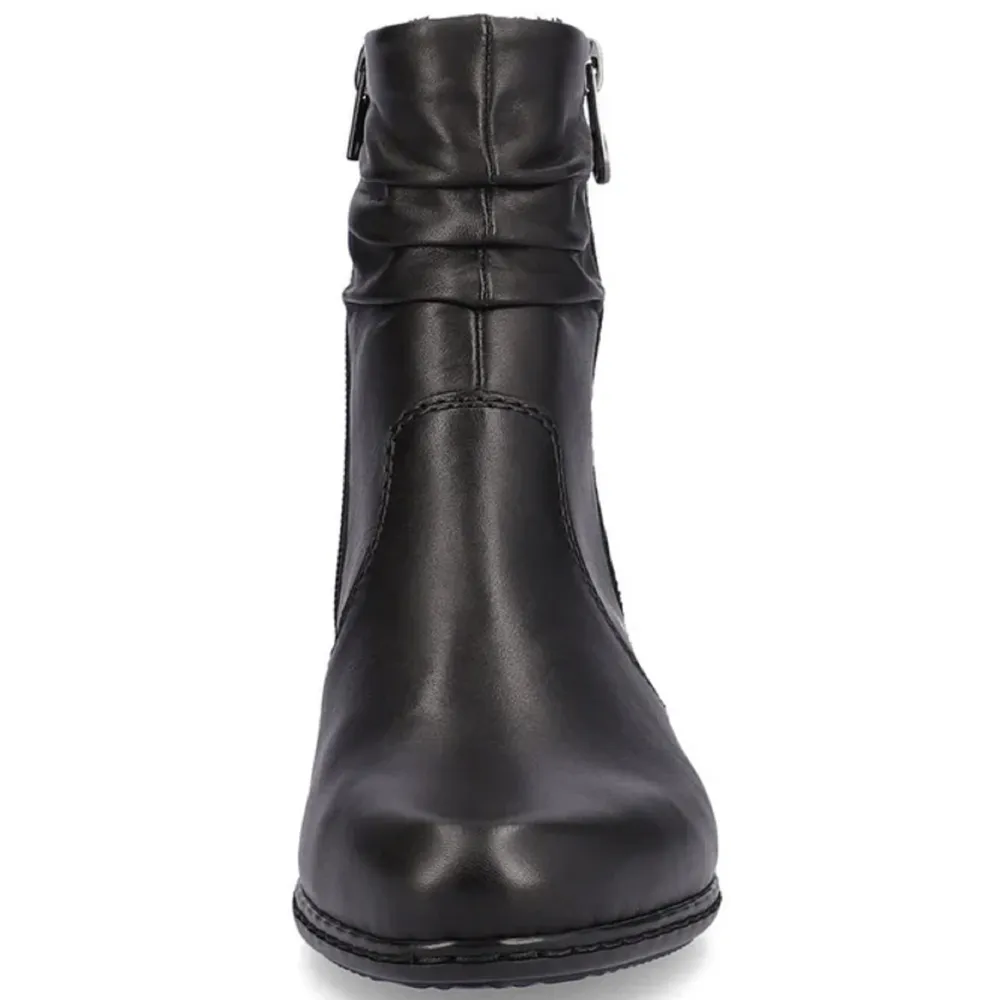 Rieker Y0756-00 (Minato) Black Boots