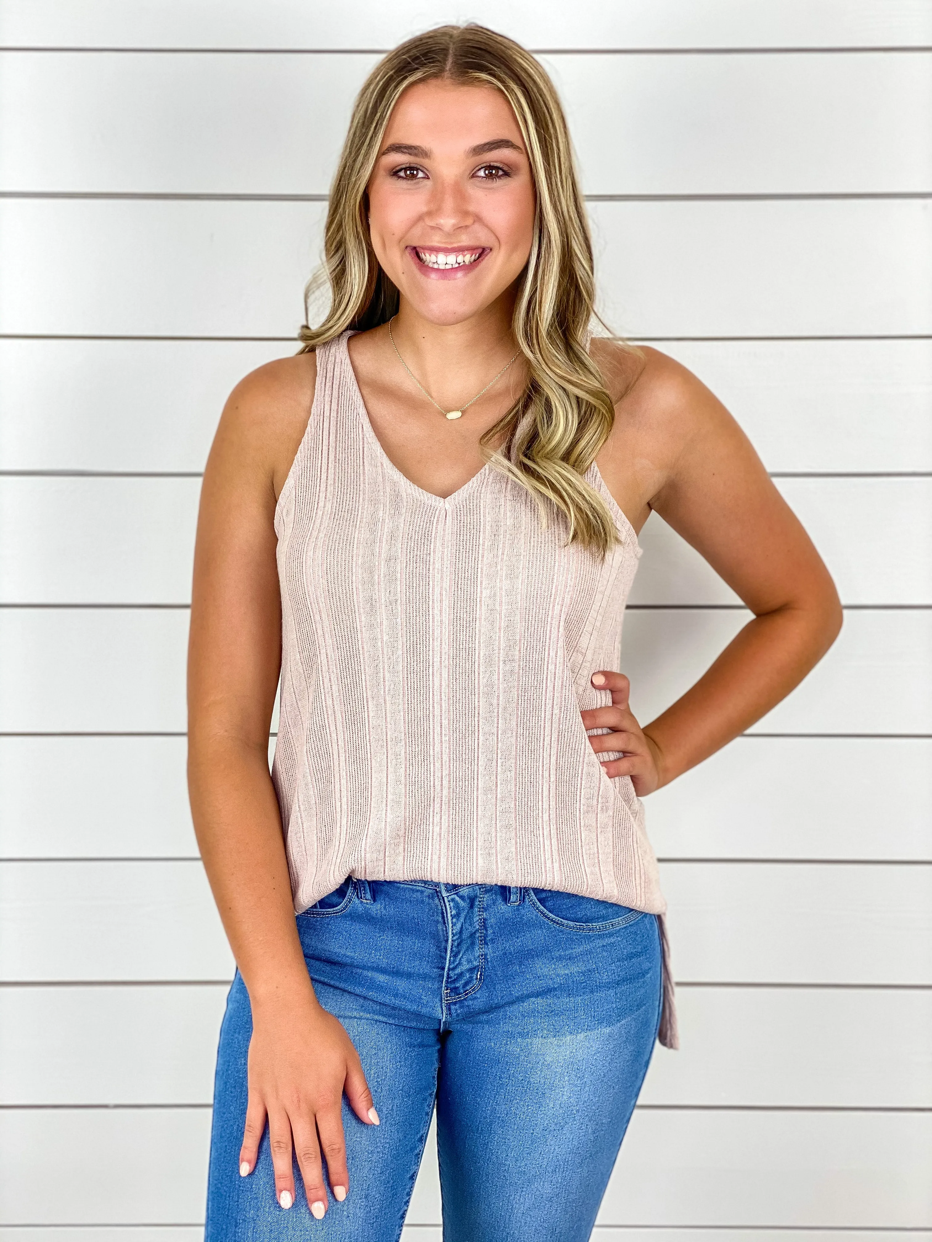 Rose Sweater Tank