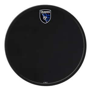 San Jose Earthquakes: Modern Disc Corkboard Wall Sign