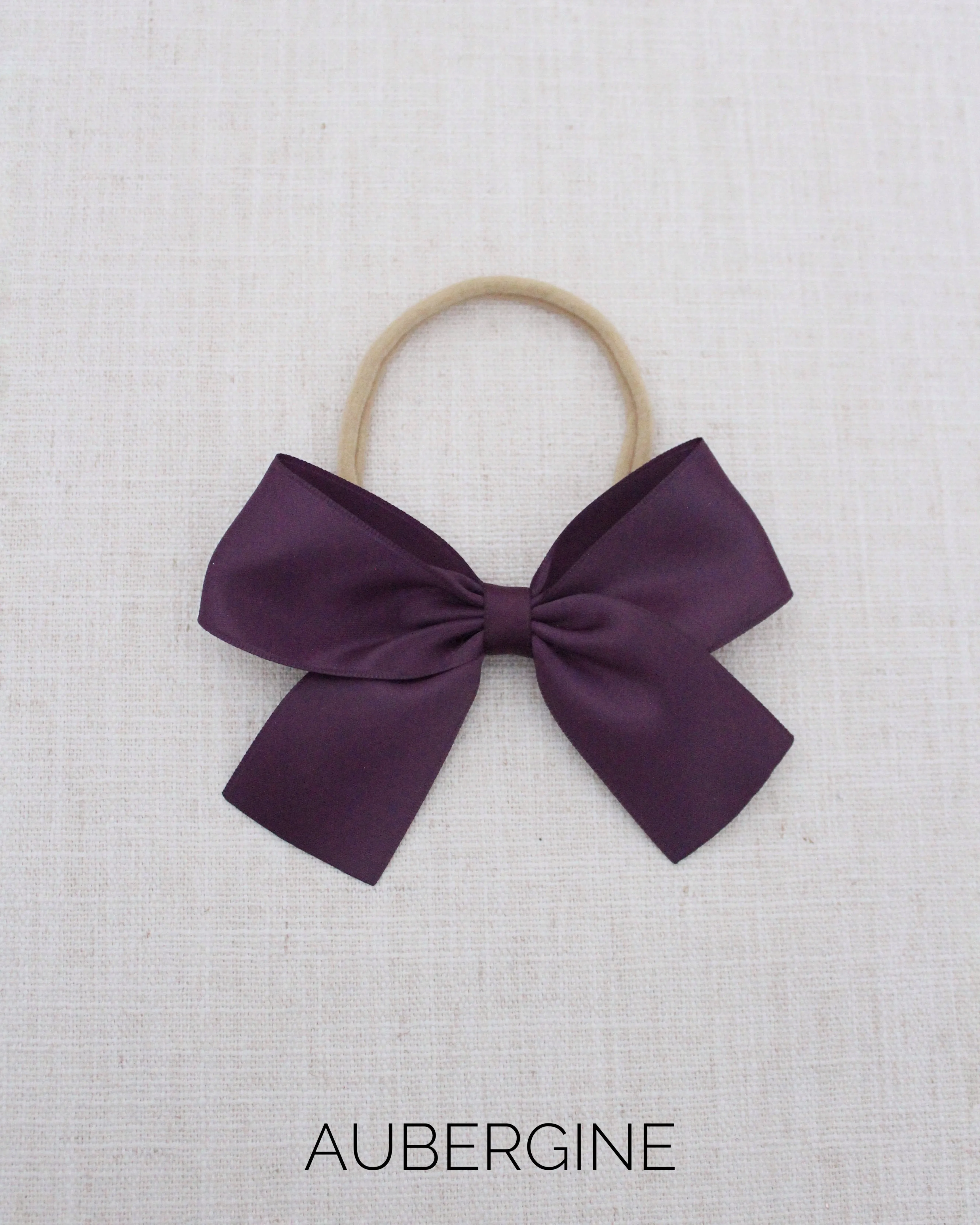 Satin Bow Hair Clips for Girls