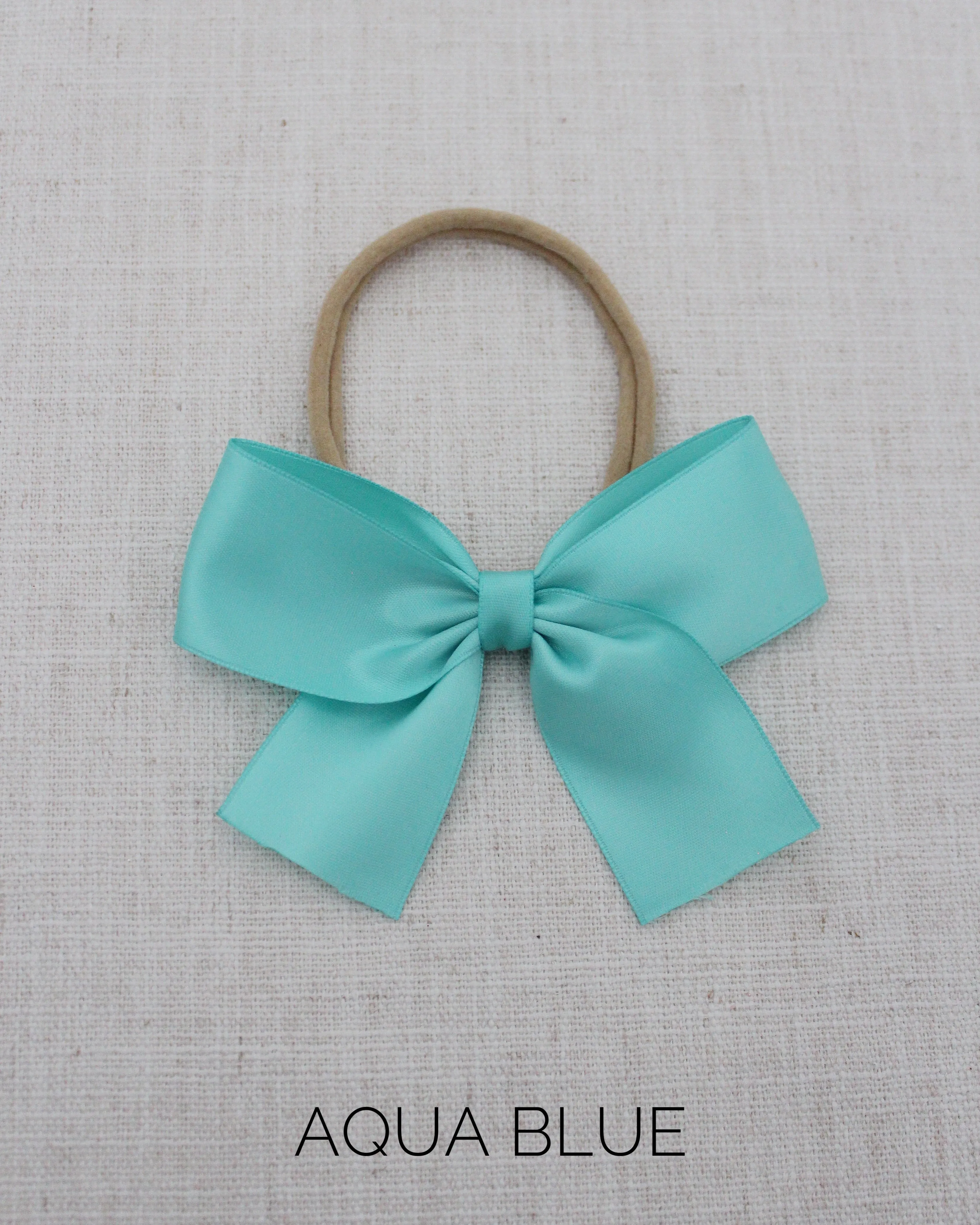 Satin Bow Hair Clips for Girls