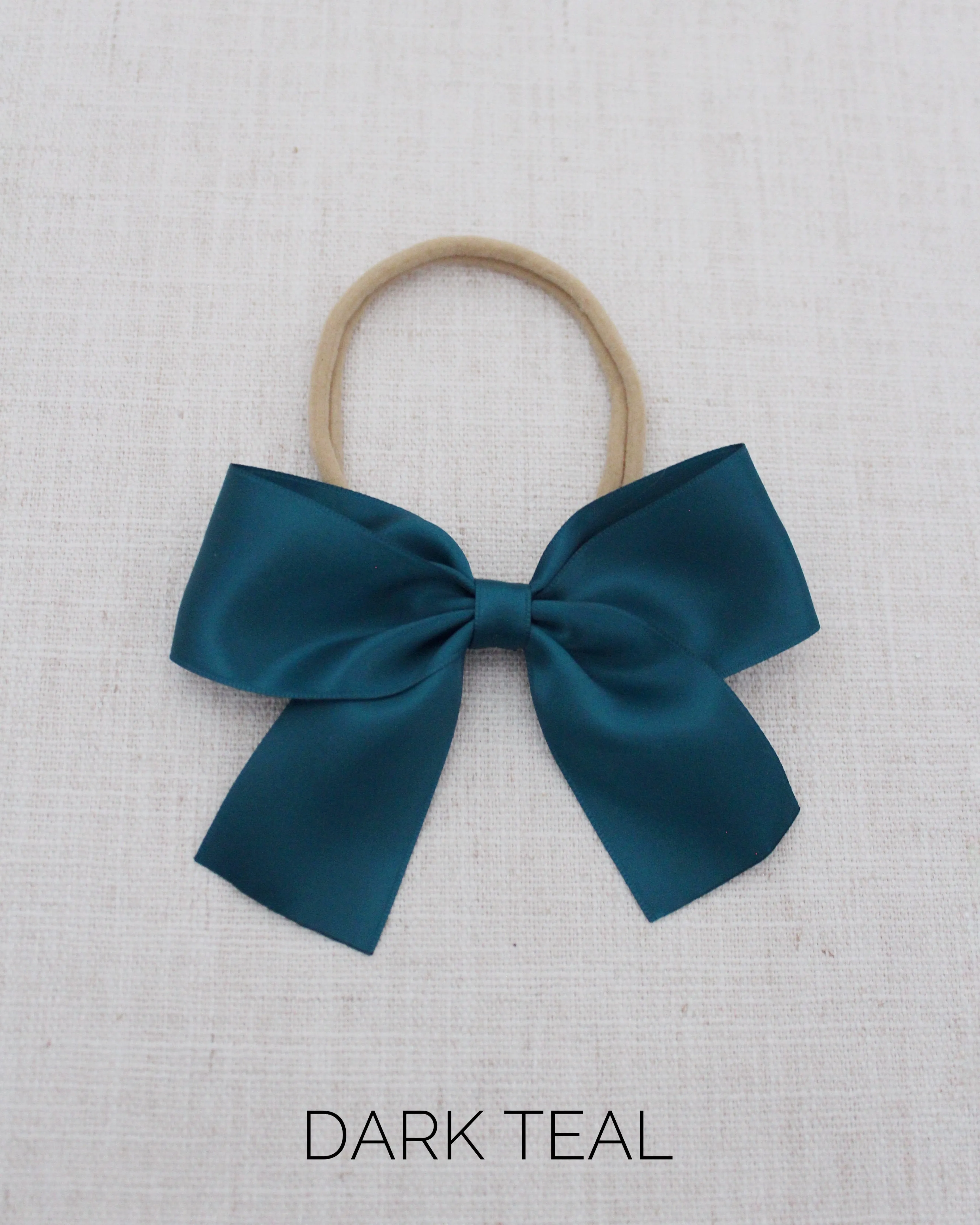 Satin Bow Hair Clips for Girls