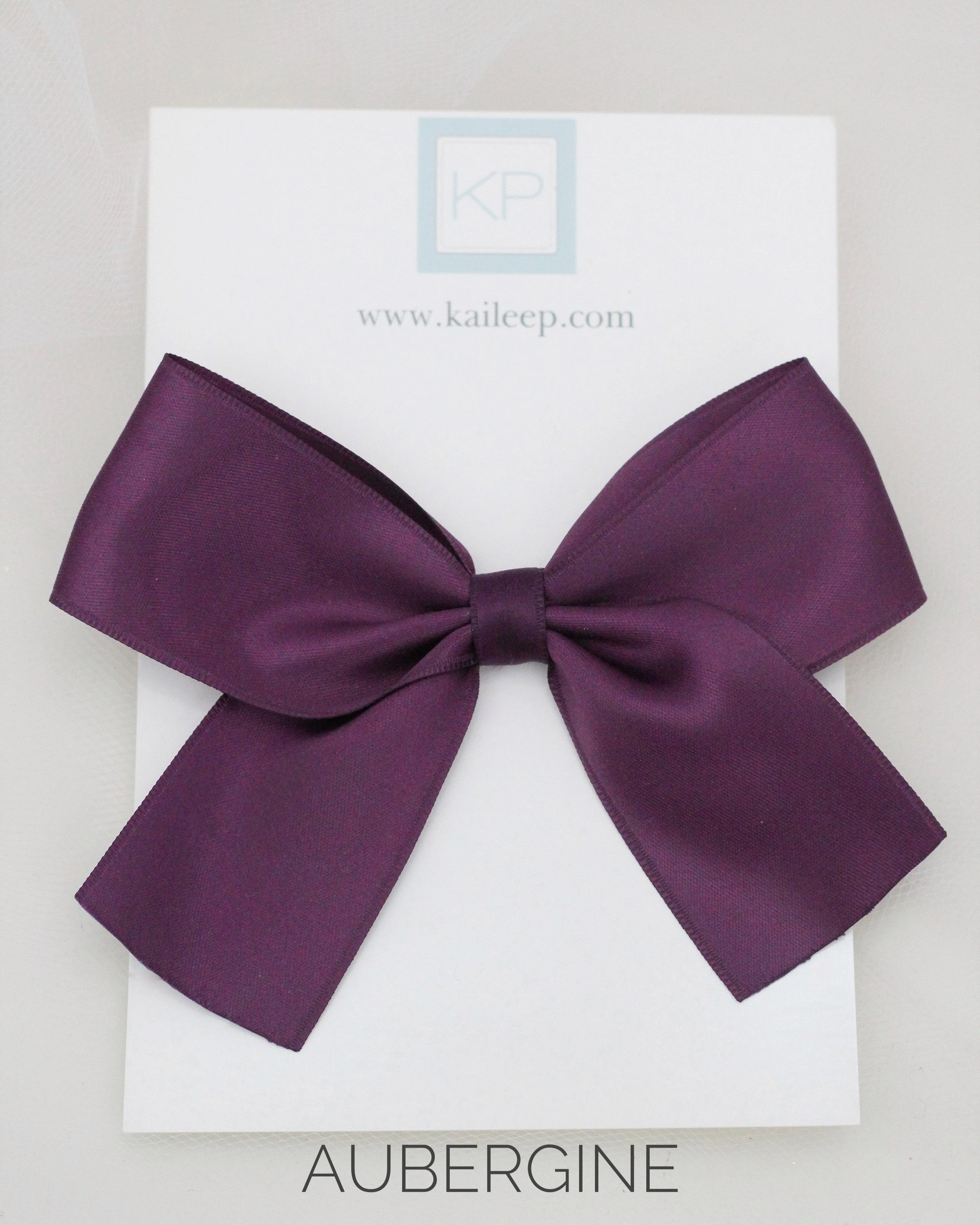 Satin Bow Hair Clips for Girls