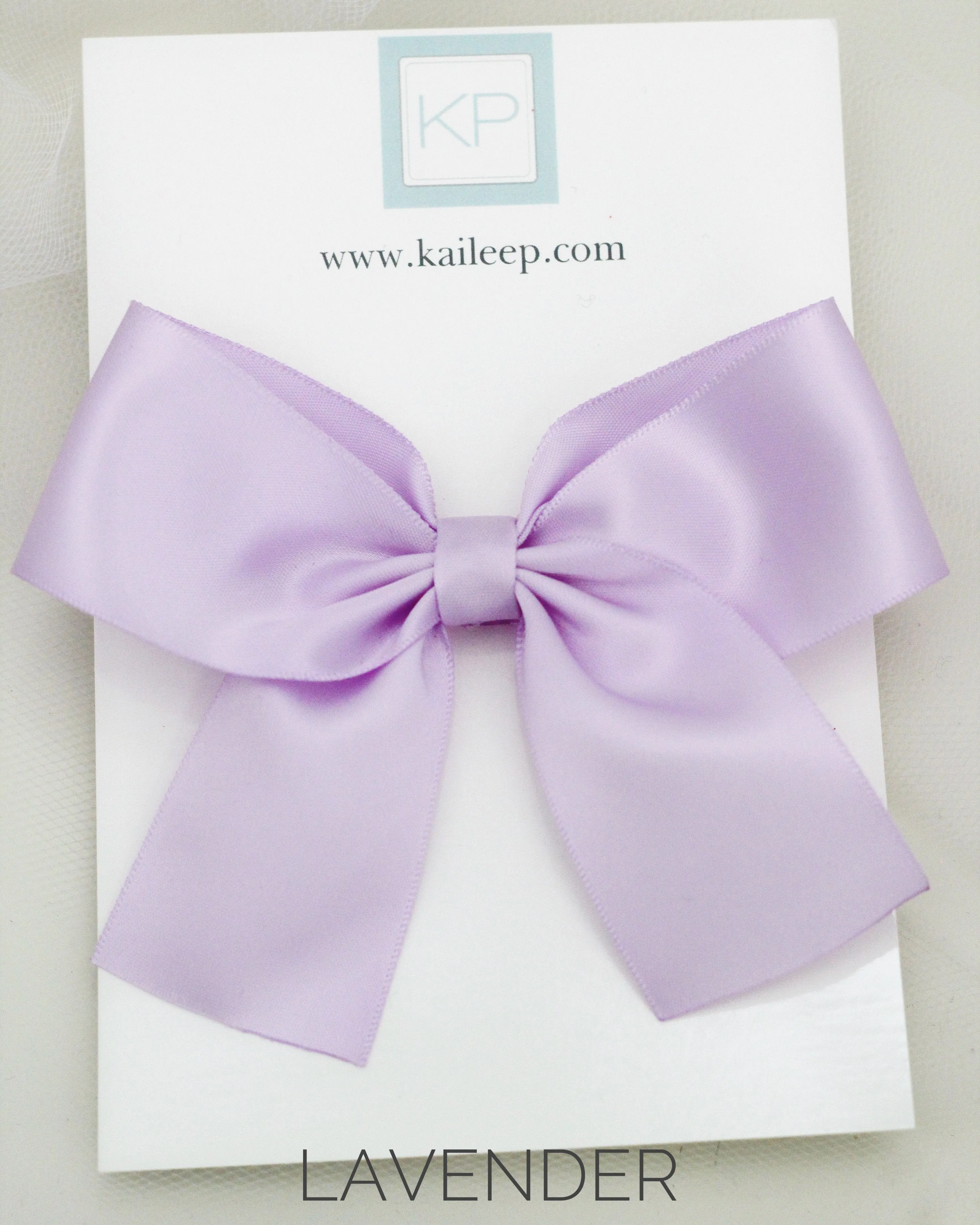 Satin Bow Hair Clips for Girls