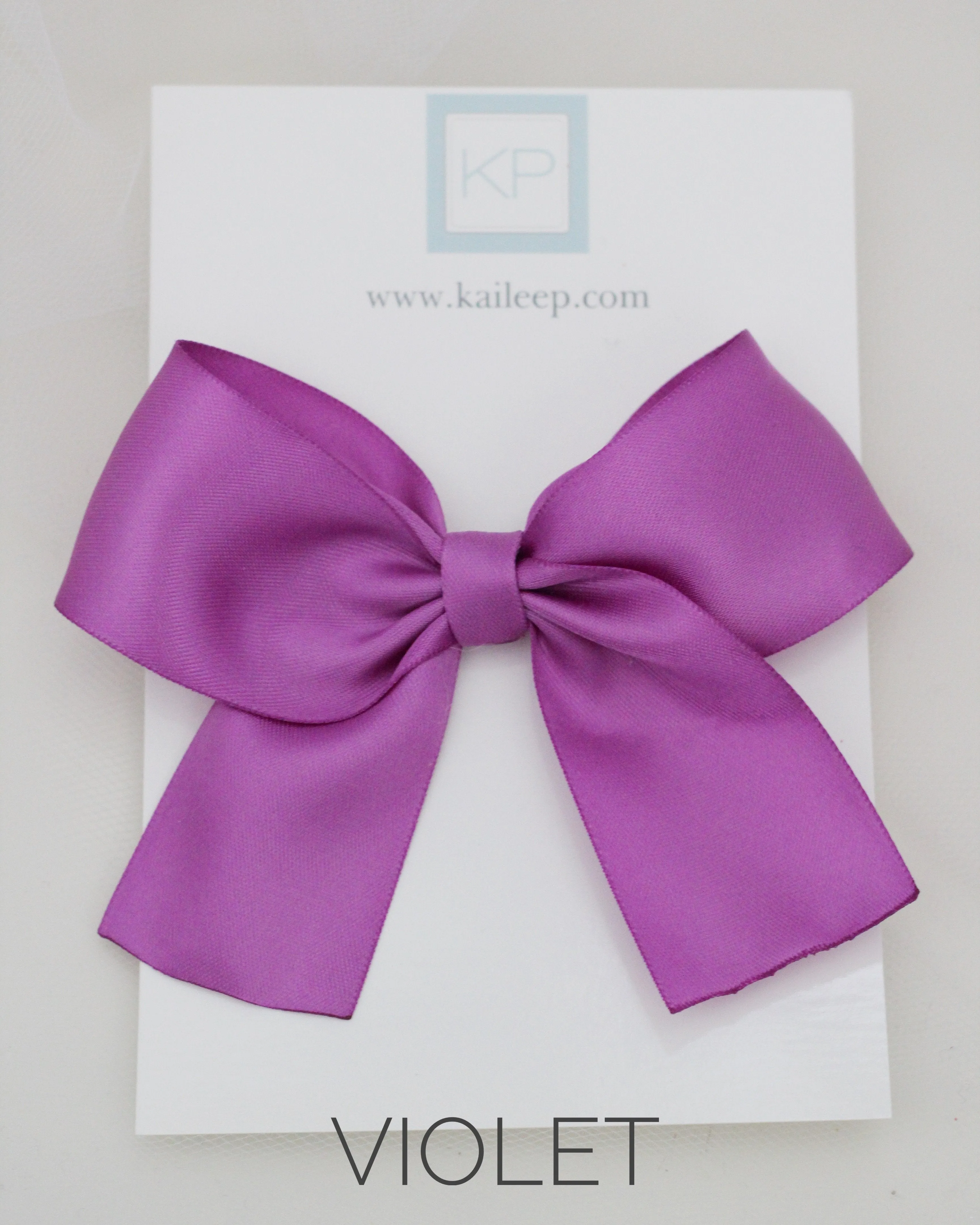 Satin Bow Hair Clips for Girls