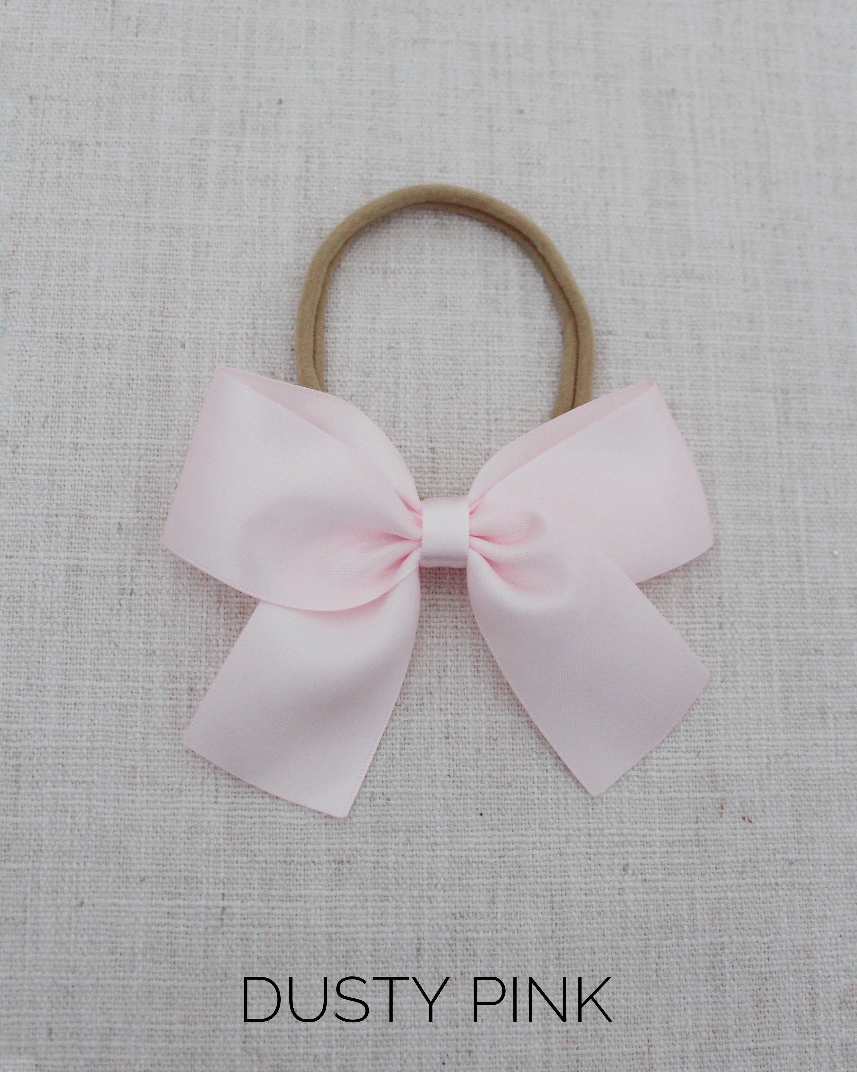 Satin Bow Hair Clips for Girls