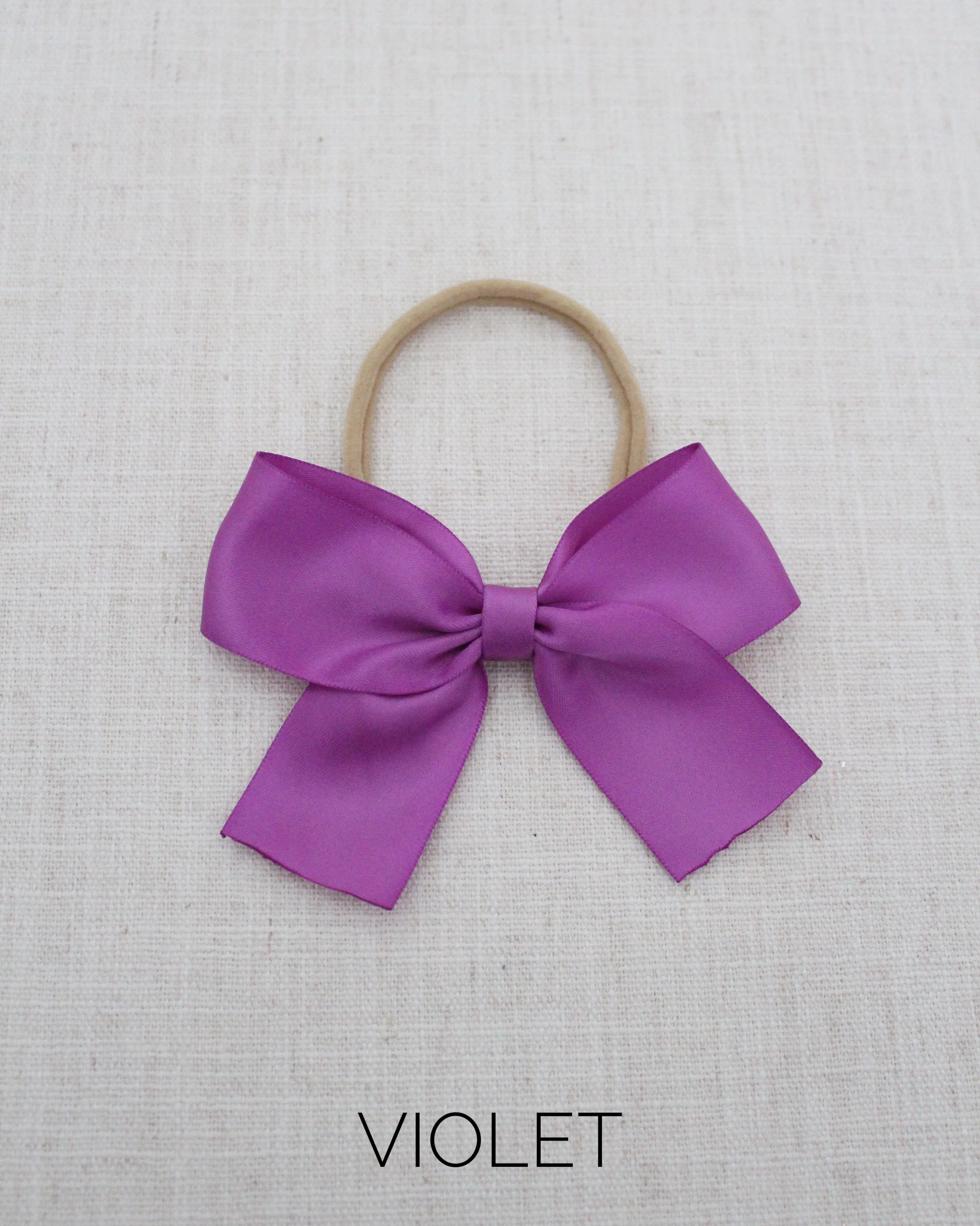 Satin Bow Hair Clips for Girls