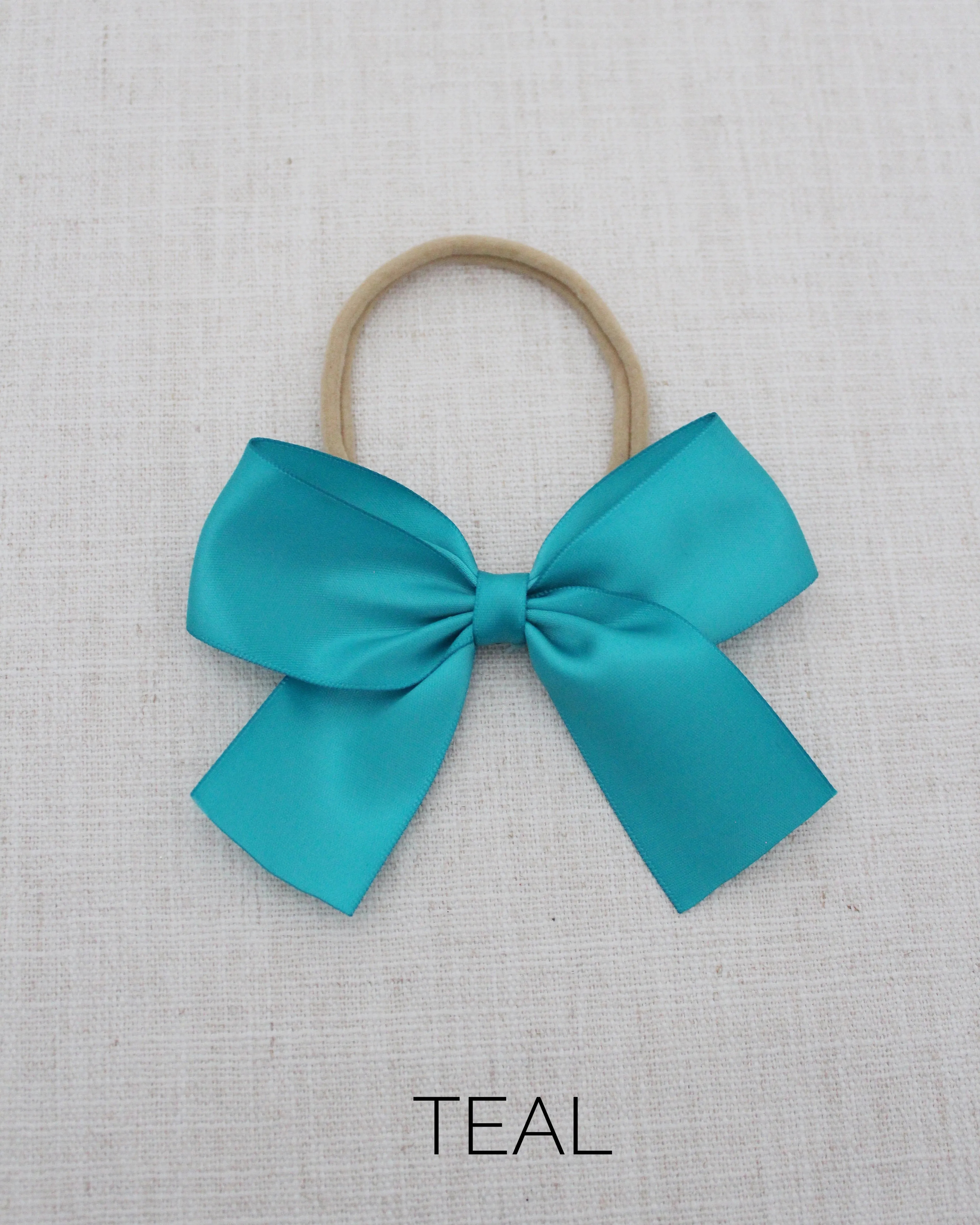 Satin Bow Hair Clips for Girls