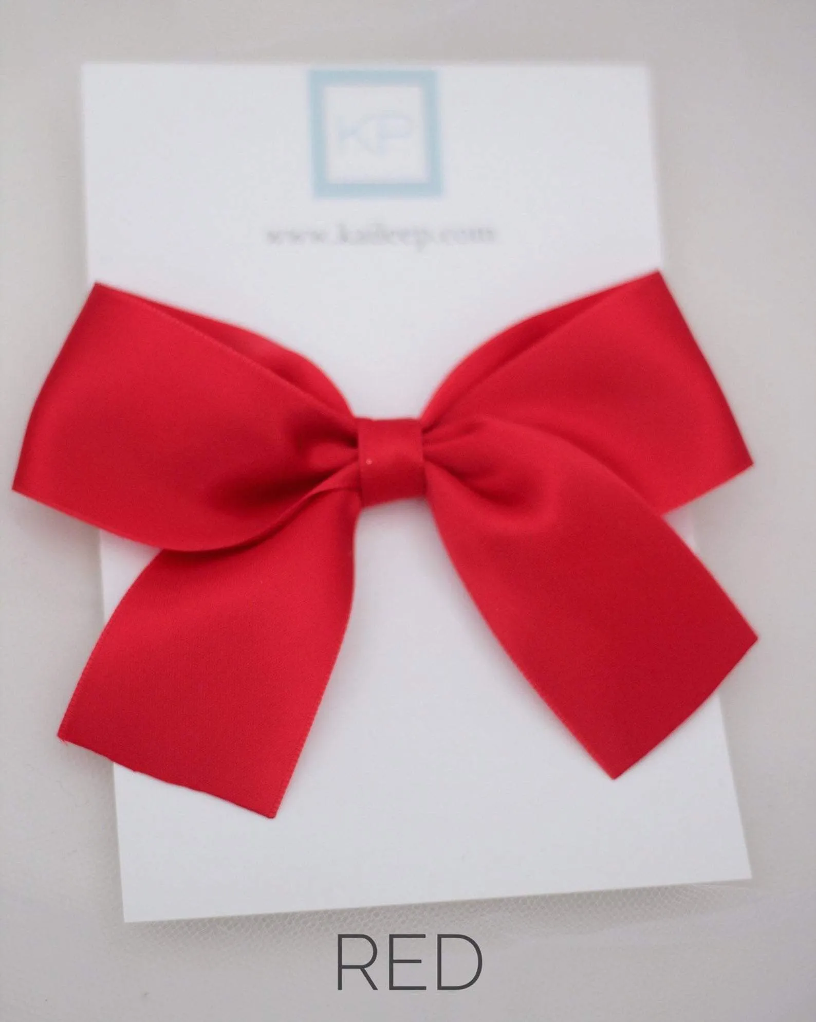 Satin Bow Hair Clips for Girls