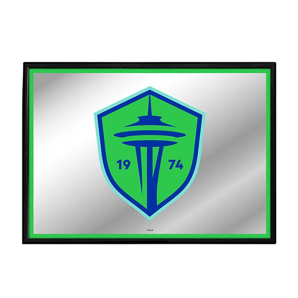 Seattle Sounders: Framed Mirrored Wall Sign