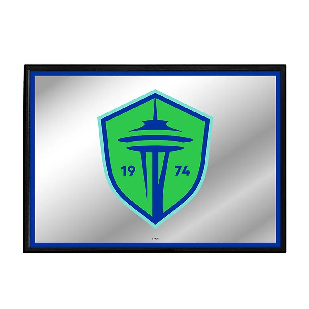 Seattle Sounders: Framed Mirrored Wall Sign