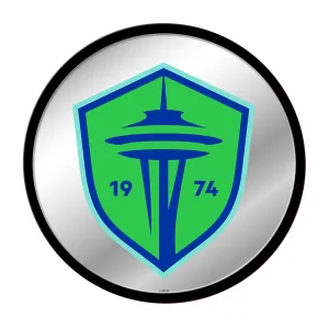 Seattle Sounders: Modern Disc Mirrored Wall Sign