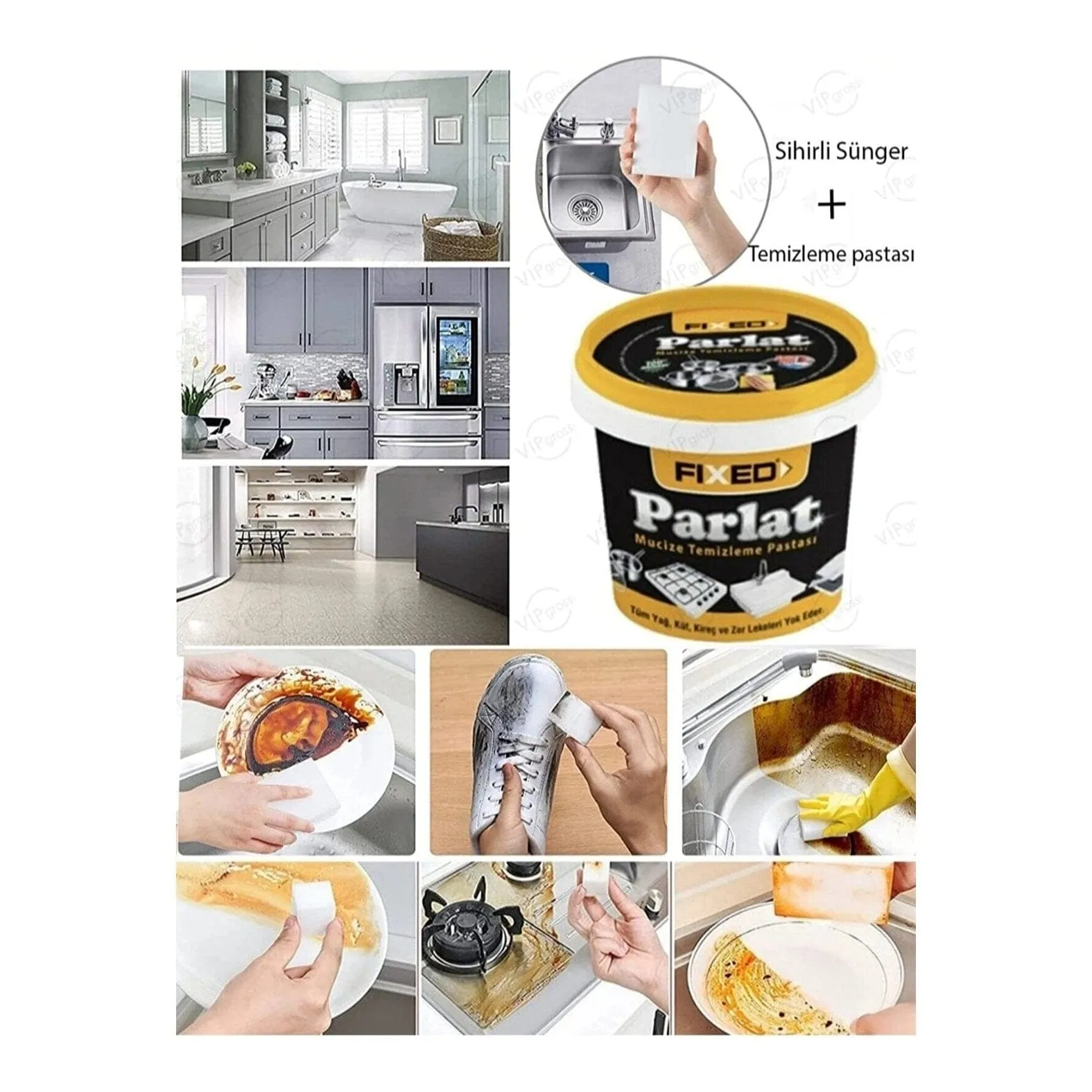SGS Parlat General Purpose Cleaning Paste 500g - F2500