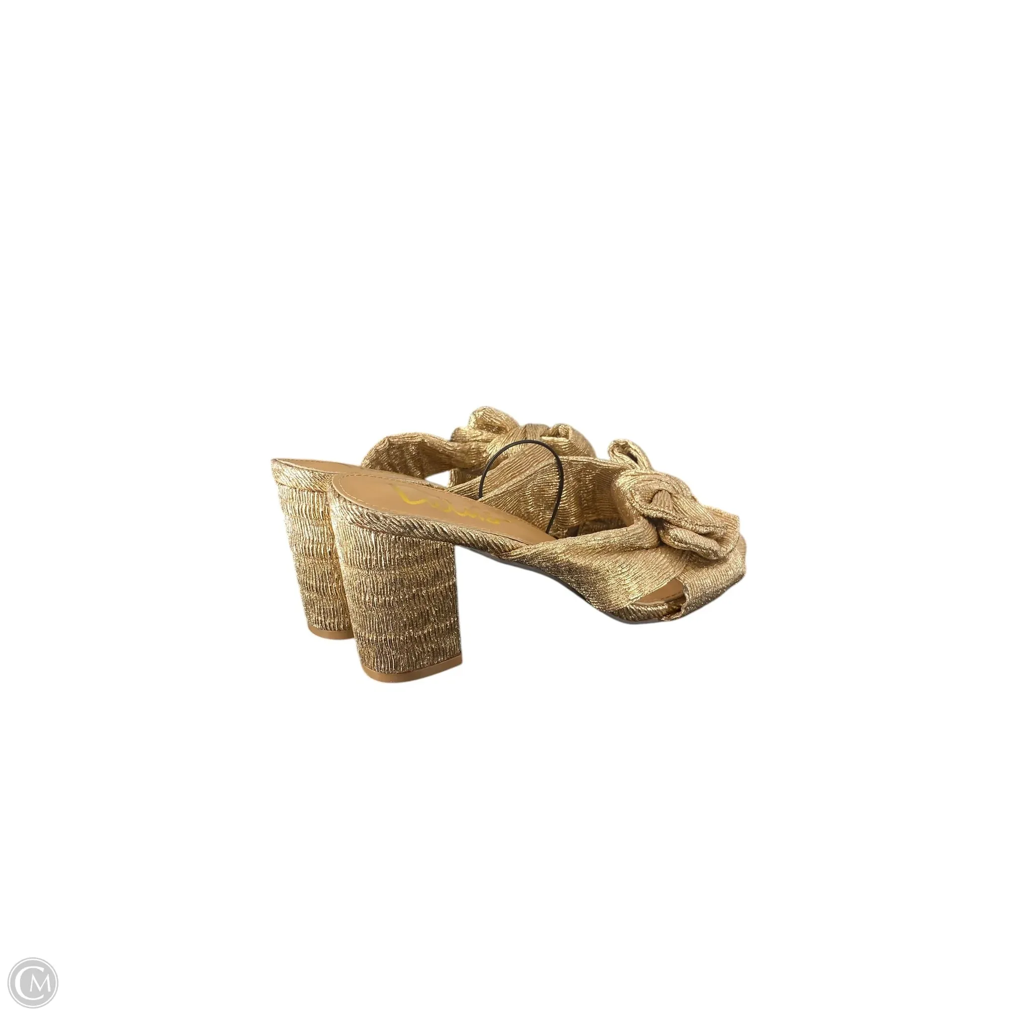 Shoes Heels Block By Lulus In Rose Gold, Size: 8
