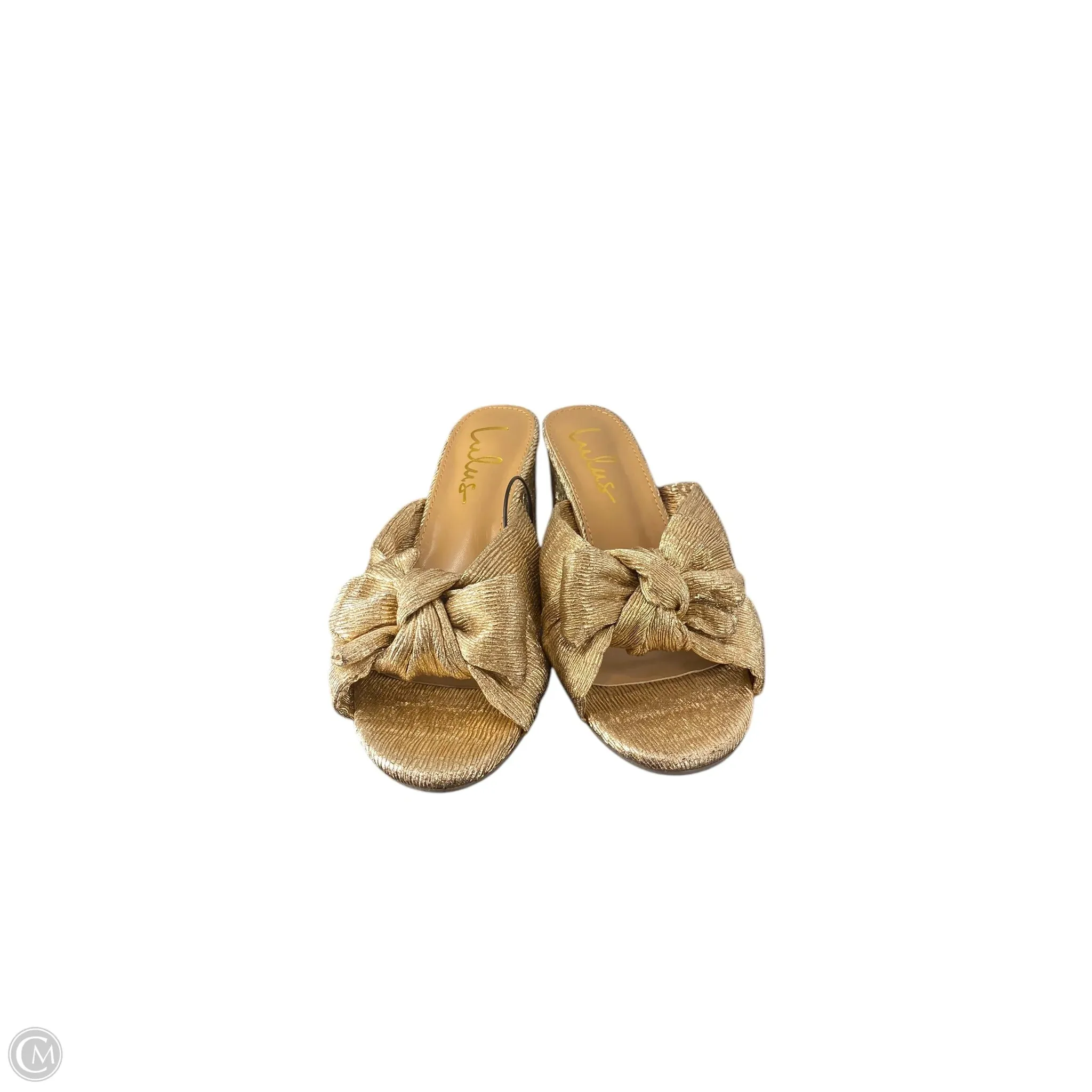 Shoes Heels Block By Lulus In Rose Gold, Size: 8