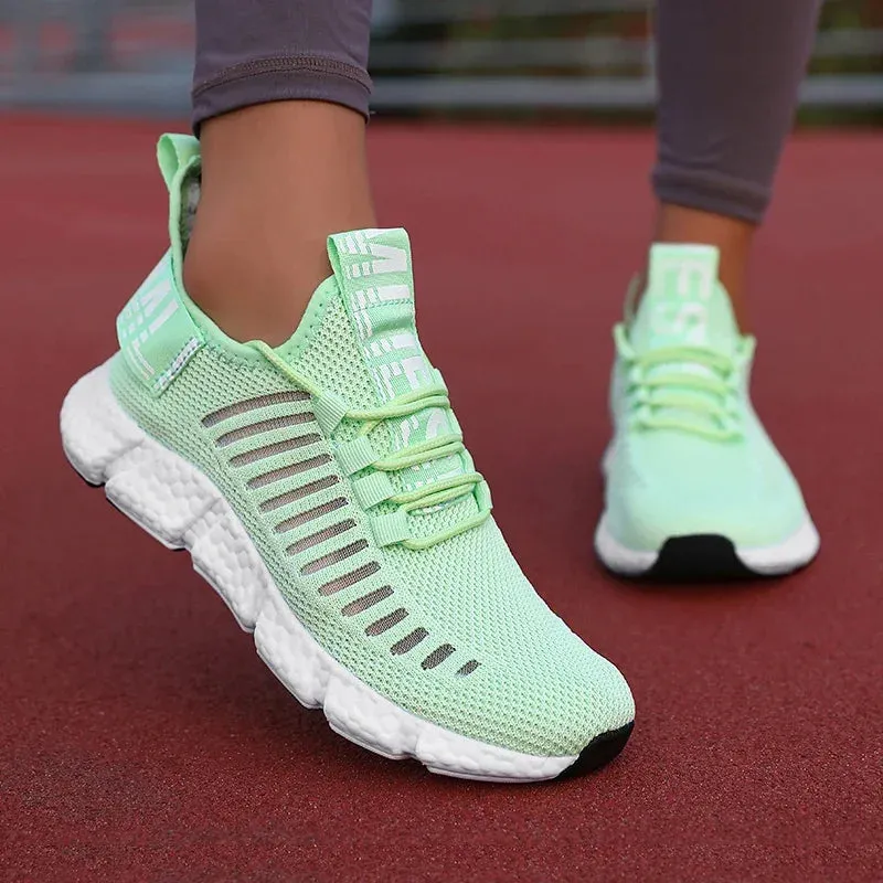 Sneakers – Breathable Running Shoes, Casual Luxury Brand Sport Shoes, Fashion Light Basketball Tenis Platform Shoes for Women