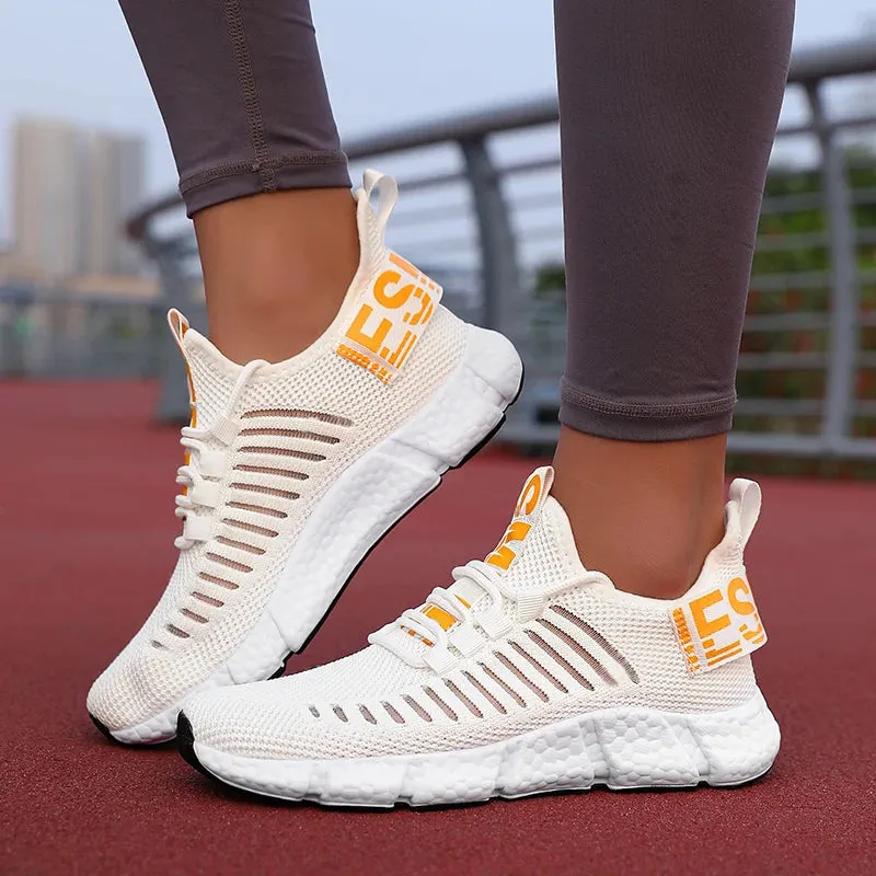Sneakers – Breathable Running Shoes, Casual Luxury Brand Sport Shoes, Fashion Light Basketball Tenis Platform Shoes for Women