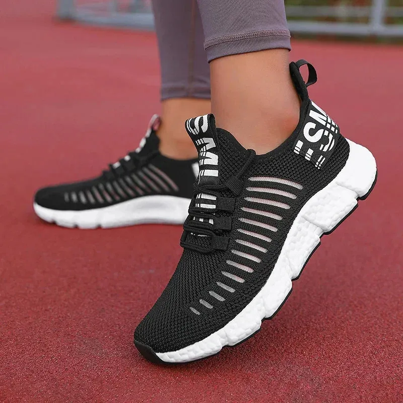 Sneakers – Breathable Running Shoes, Casual Luxury Brand Sport Shoes, Fashion Light Basketball Tenis Platform Shoes for Women