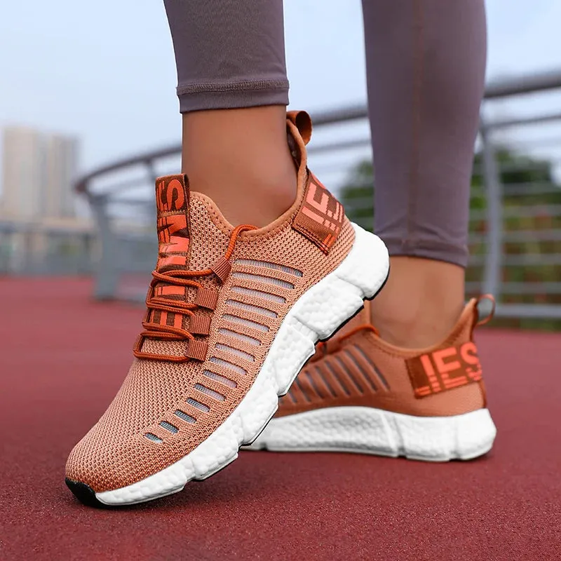 Sneakers – Breathable Running Shoes, Casual Luxury Brand Sport Shoes, Fashion Light Basketball Tenis Platform Shoes for Women