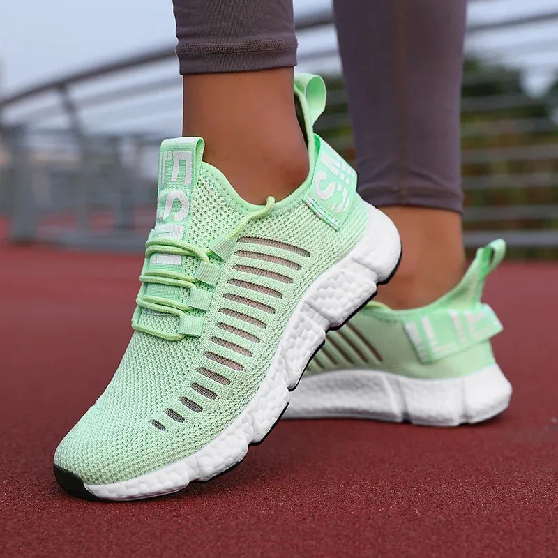 Sneakers – Breathable Running Shoes, Casual Luxury Brand Sport Shoes, Fashion Light Basketball Tenis Platform Shoes for Women