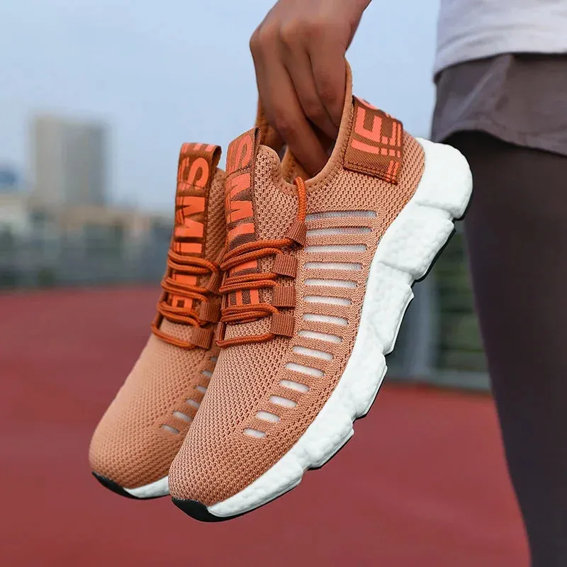 Sneakers – Breathable Running Shoes, Casual Luxury Brand Sport Shoes, Fashion Light Basketball Tenis Platform Shoes for Women